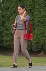 LUCY HALE Out and About in Vancouver 08/16/2017