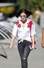 LUCY HALE Out and About in Vancouver 08/26/2017