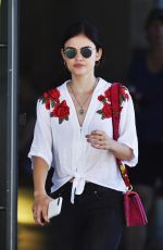 LUCY HALE Out and About in Vancouver 08/26/2017