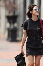 LUCY HALE Out Shopping in Vancouver 08/06/2017
