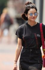 LUCY HALE Out Shopping in Vancouver 08/06/2017