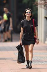LUCY HALE Out Shopping in Vancouver 08/06/2017