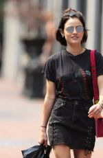 LUCY HALE Out Shopping in Vancouver 08/06/2017