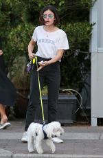 LUCY HALE Pay Her Dog Sitter in Vancouver 08/23/2017
