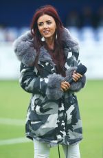 LYDIA LUCY Performs at Friendly Match Between Billericay Town and West Ham United 08/08/2017