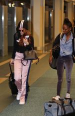 MADELAINE PETSCH and ASHLEIGH MURRAY at Airport in Vancouver 08/1/2017