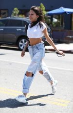 MADISON BEER in Ripped Jeans Out in Los Angeles 08/09/2017