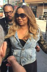 MARIAH CAREY Leaves Four Seasons Hotel in Toronto 08/24/2017