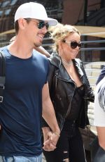 MARIAH CAREY and Bryan Tanaka Out in New York 08/16/2017