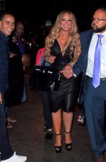 MARIAH CAREY Out for Dinner in New York 08/19/2017