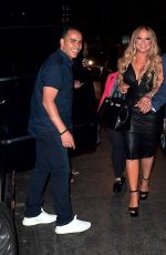 MARIAH CAREY Out for Dinner in New York 08/19/2017