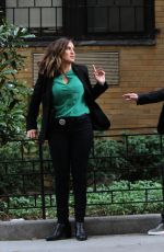 MARISKA HARGITAY on the Set of Law and Order: SVU in New York 08/08/2017