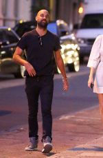 MARTHA HUNT and Jason McDonald Out in New York 08/16/2017