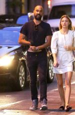 MARTHA HUNT and Jason McDonald Out in New York 08/16/2017