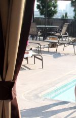 MARY CAREY in Bikini at a Pool in Los Angeles 08/08/2017