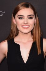 MEG DONNELLY at Emmys Cocktail Reception in Los Angeles 08/22/2017