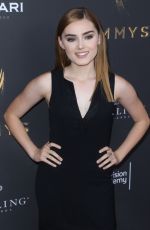 MEG DONNELLY at Emmys Cocktail Reception in Los Angeles 08/22/2017