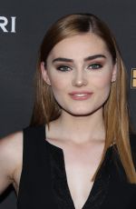 MEG DONNELLY at Emmys Cocktail Reception in Los Angeles 08/22/2017