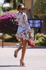 MEGAN MCKENNA and AMBER TURNER Leaves Their Hotel in Marbella 08/08/2017