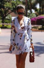 MEGAN MCKENNA and AMBER TURNER Leaves Their Hotel in Marbella 08/08/2017