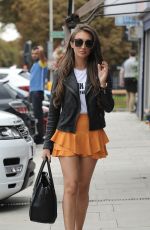 MEGAN MCKENNA in Short Skirt Out in Essex 08/22/2017