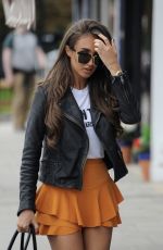 MEGAN MCKENNA in Short Skirt Out in Essex 08/22/2017