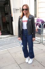 MELANIE CHISHOLM Arrives at BBC Radio 2 in London 08/05/2017