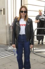 MELANIE CHISHOLM Arrives at BBC Radio 2 in London 08/05/2017