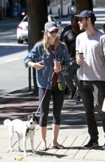 MELISSA BENOIST and Chris Wood Walks Their Dogs on National Dog Day in Vancouver 08/26/2017