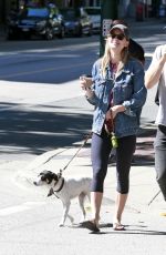 MELISSA BENOIST and Chris Wood Walks Their Dogs on National Dog Day in Vancouver 08/26/2017