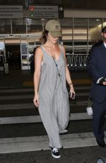 MINKA KELLY at LAX Airport in Los Angeles 08/09/2017