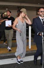 MINKA KELLY at LAX Airport in Los Angeles 08/09/2017