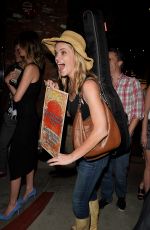 MISSI PYLE Heading to a Gig in Hollywood 08/27/2017