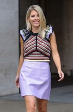 MOLLIE KING Leaves BBC Studio in London 08/07/2017