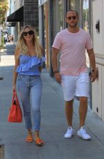 MORGAN STEWART and Brendan Fitzpatrick Out Shopping in Beverly Hills 08/05/2017