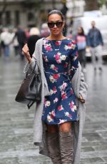 MYLEENE KLASS Arrives at Global Radio in London 08/21/2017