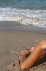 NADEA VOLIANOVA in Bikini on the Set of a Photoshoot on Miami Beach 07/15/2017