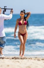 NATALIE EVA MARIE in Bikini on the Set of a Photoshoot on Laguna Beach 08/16/2017
