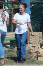 NATALIE PORTMAN Out and About in Los Angeles 08/23/2017