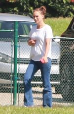 NATALIE PORTMAN Out and About in Los Angeles 08/23/2017