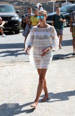 NATASHA POLY on Vacation in Mykonos 08/17/2017