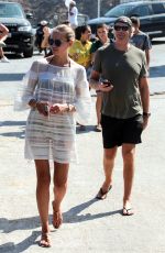 NATASHA POLY on Vacation in Mykonos 08/17/2017