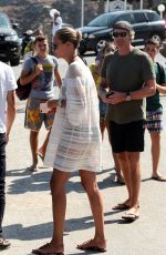 NATASHA POLY on Vacation in Mykonos 08/17/2017