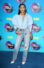 NAYA RIVERA at Teen Choice Awards 2017 in Los Angeles 08/13/2017