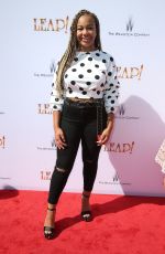 NIA FRAZIER at Leap! Premiere in Los Angeles 08/19/2017