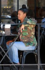 NIA LONG Out for Lunch at Joan