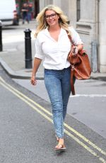 NICOLA MCLEAN Leaves Channel 5 in London 08/24/2017