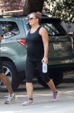 NICOLE EGGERT Out Hiking at Fryman Canyon in Los Angeles 08/15/2017