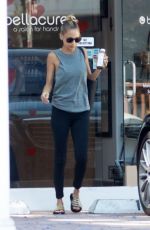 NICOLE RICHIE Leaves a Nail Salon in Sherman Oaks 08/07/2017