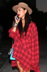 NICOLE SCHERZINGER Arrives at Ed Sheeran Concert in Los Angeles 08/11/2017